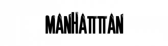 MANHATTAN  免费字体下载