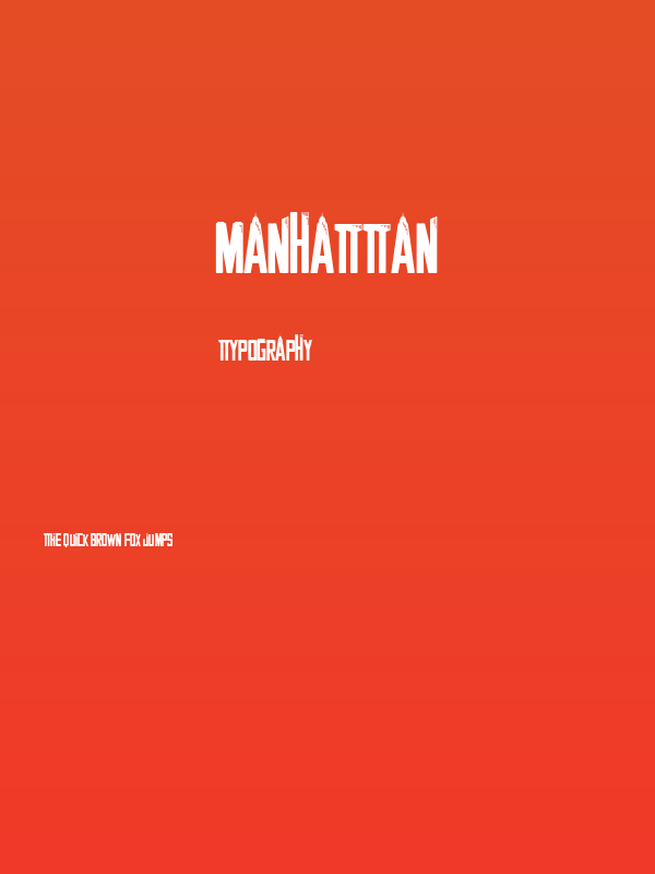 MANHATTAN Poster
