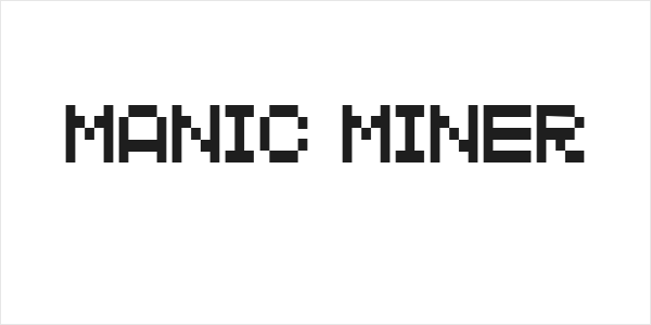 MANIC MINER Logo