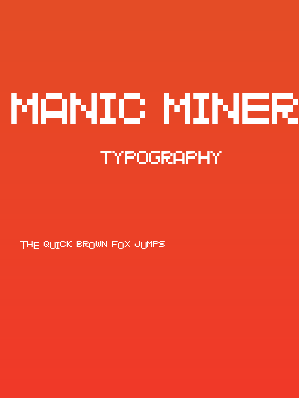 MANIC MINER Poster