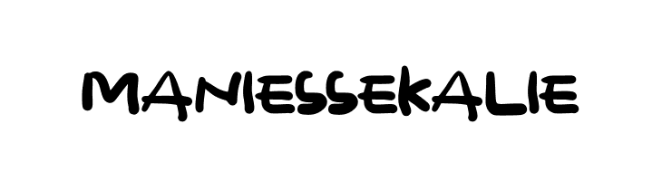 MANIESSEKALIE Font