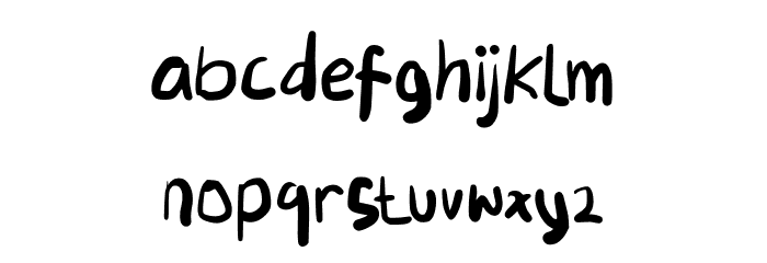 MANIESSEKALIE Font LOWERCASE
