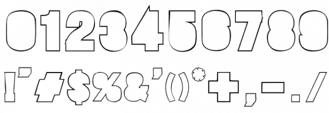 MANIFIESTO Font OTHER CHARS