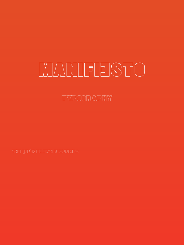MANIFIESTO Poster