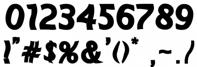 MANOLETE Font OTHER CHARS