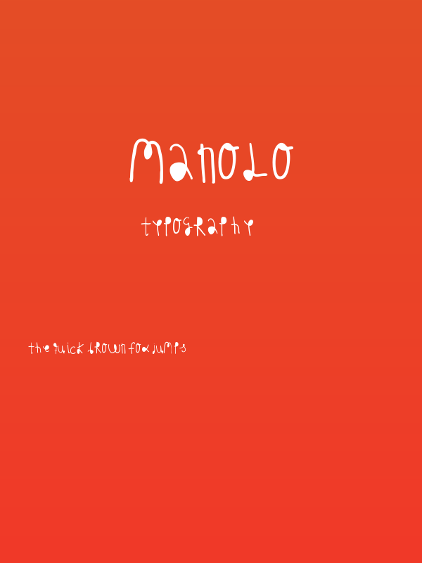 MANOLO Poster