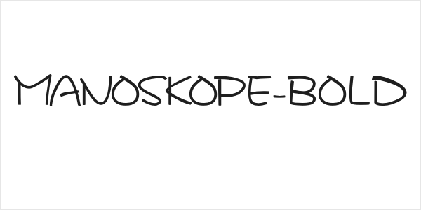 MANOSKOPE-Bold Logo