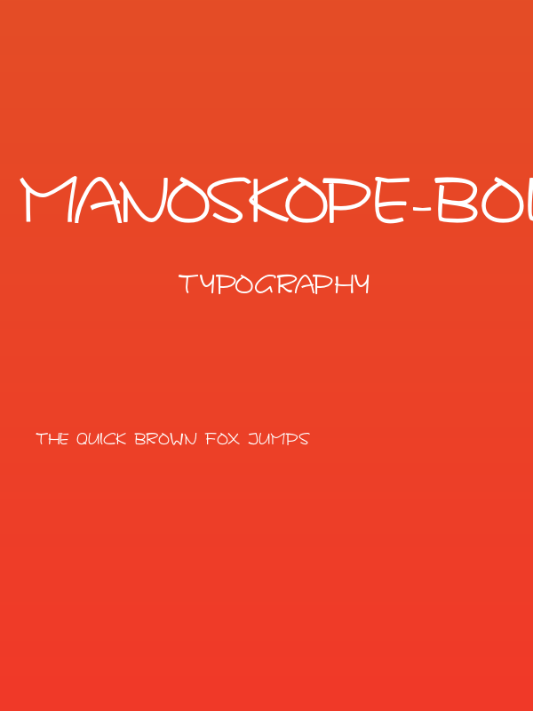 MANOSKOPE-Bold Poster