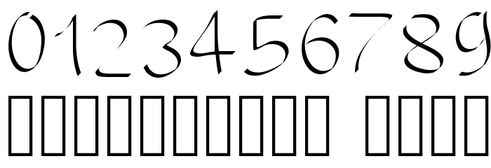 MANUSCRITE Font OTHER CHARS