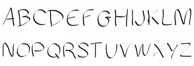 MANUSCRITE Fonte MAIÚSCULAS