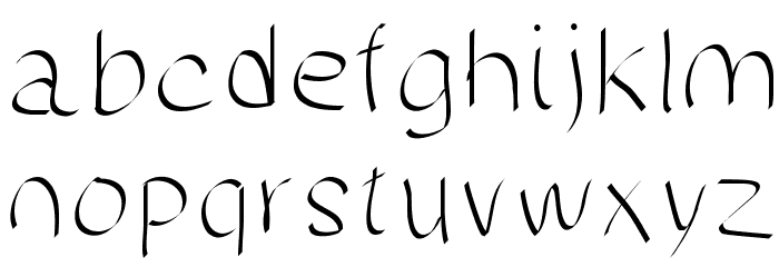 MANUSCRITE Font LOWERCASE