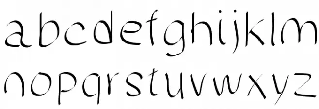 MANUSCRITE Font LOWERCASE