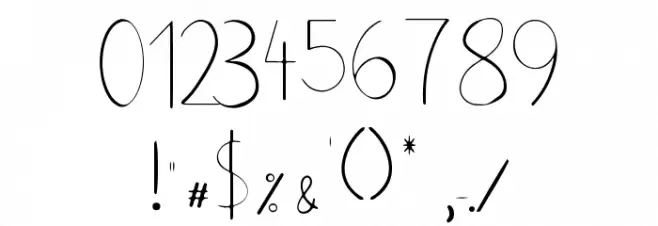 MARCONDENSED Font OTHER CHARS