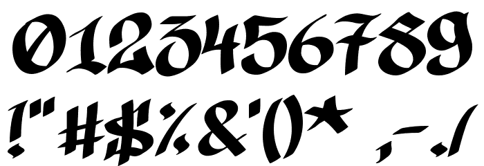 MAREN dark Font OTHER CHARS