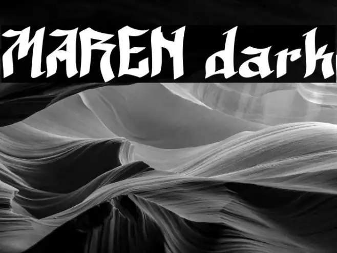 MAREN dark Example 2