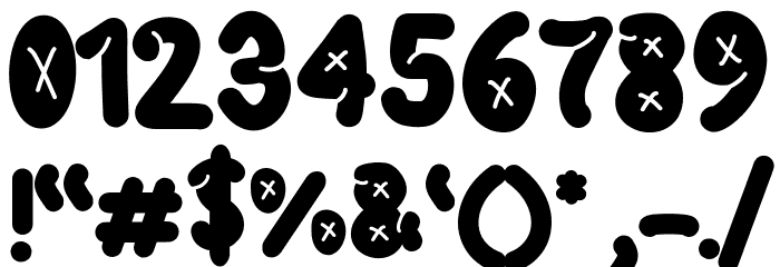 MARGIE Font OTHER CHARS