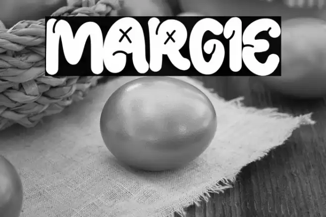 MARGIE Font examples