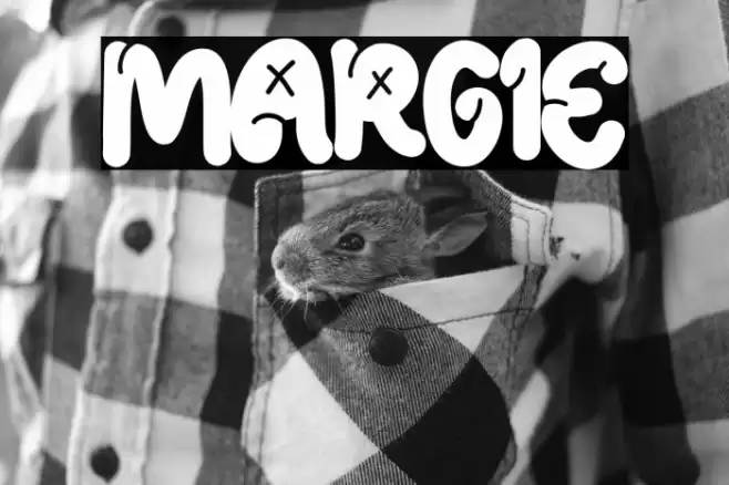 MARGIE Font examples