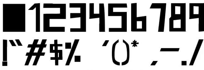 MARI Font OTHER CHARS