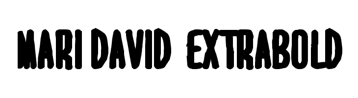 MARI&DAVID  EXTRABOLD  नि: शुल्क फ़ॉन्ट्स डाउनलोड