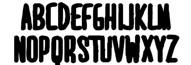 MARI&DAVID EXTRABOLD Шрифта ВЕРХНИЙ