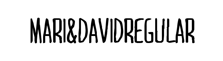MARI&DAVIDRegular Font