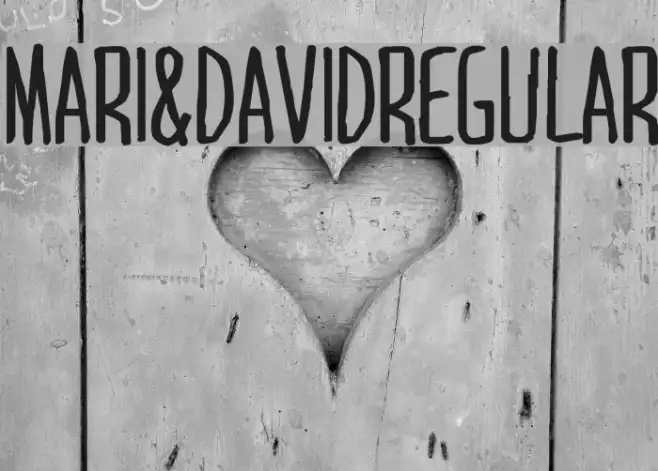 MARI&DAVIDRegular Example 1