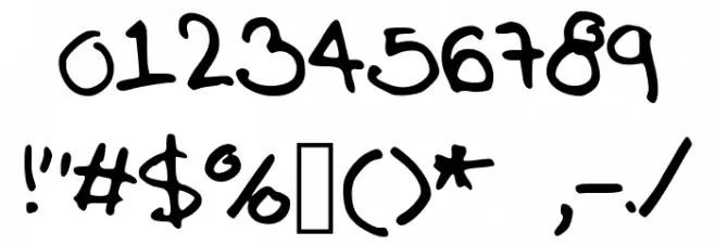 MARIJOLOVER Font OTHER CHARS