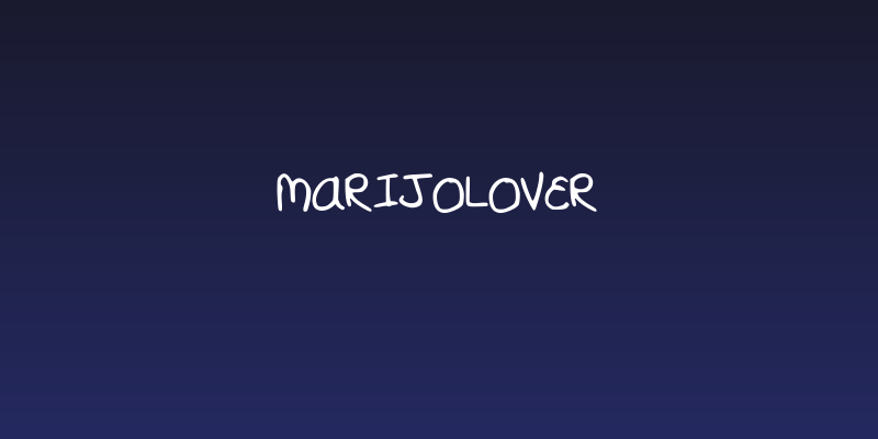 MARIJOLOVER Social Header