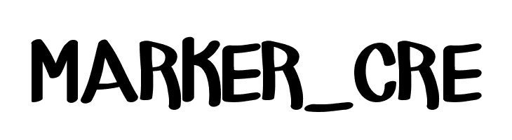 MARKER_CRE  font caratteri gratis