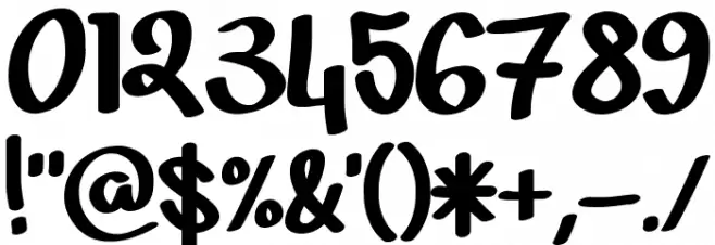 MARKER_CRE Font OTHER CHARS