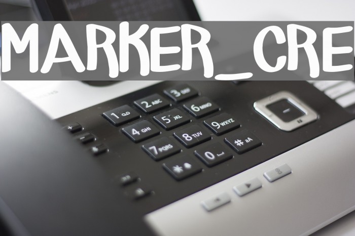 MARKER_CRE Example 3