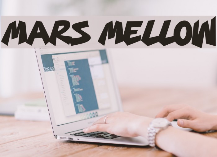 MARS MELLOW Font examples