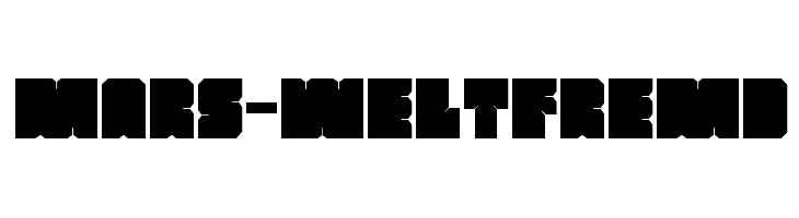 MARS-Weltfremd  Frei Schriftart Herunterladen
