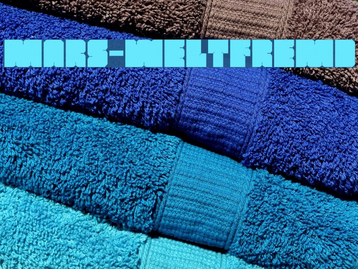MARS-Weltfremd Font examples