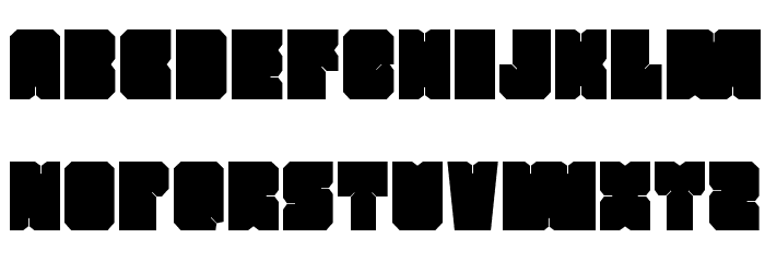 MARS-Weltfremd Font LOWERCASE