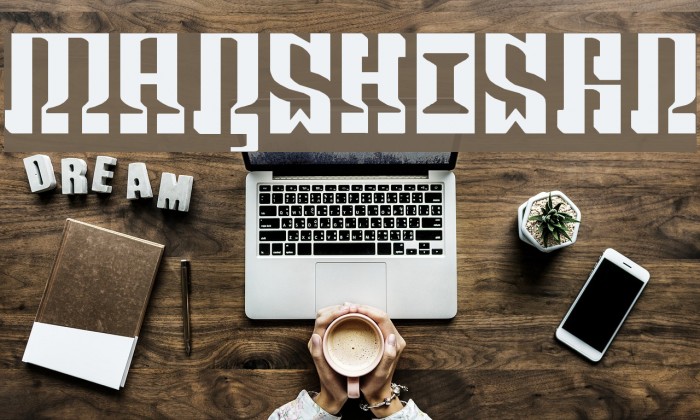 MARSHOSBN Font examples