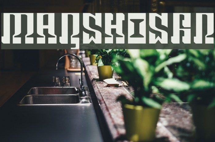 MARSHOSBN Font examples