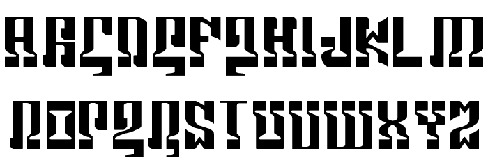 MARSHOSBN Font LOWERCASE