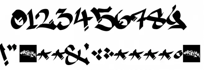 MARSNEVENEKSK Clean Font OTHER CHARS