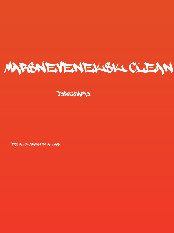 MARSNEVENEKSK Clean Poster