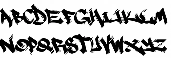 MARSNEVENEKSK Regular Schriftart Groß