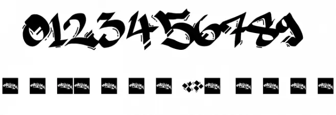 MARSNEVENEKSK Font OTHER CHARS