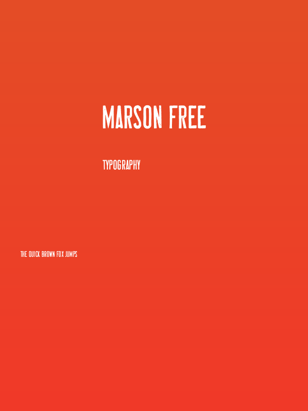 MARSON Free Poster