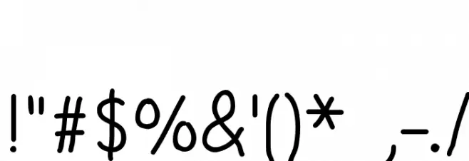 MARVEL HEROES Font OTHER CHARS