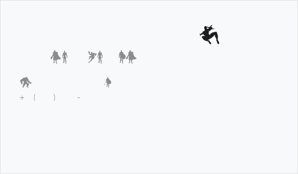 MARVEL HEROES Business Card