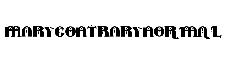 MARY CONTRARY Normal  Free Fonts Download