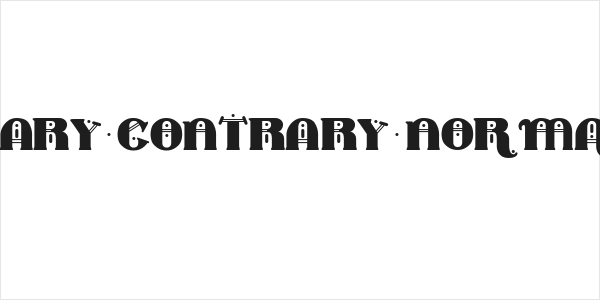MARY CONTRARY Normal Logo