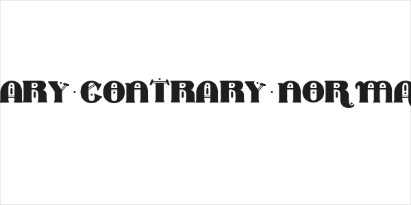 MARY CONTRARY Normal Logo