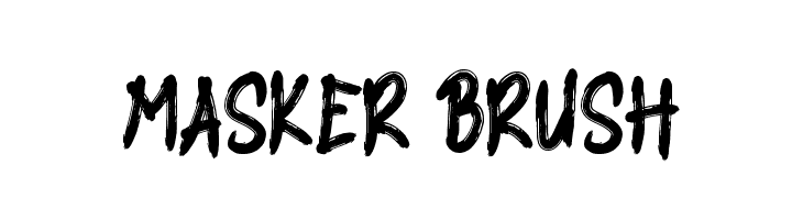 MASKER BRUSH  नि: शुल्क फ़ॉन्ट्स डाउनलोड
